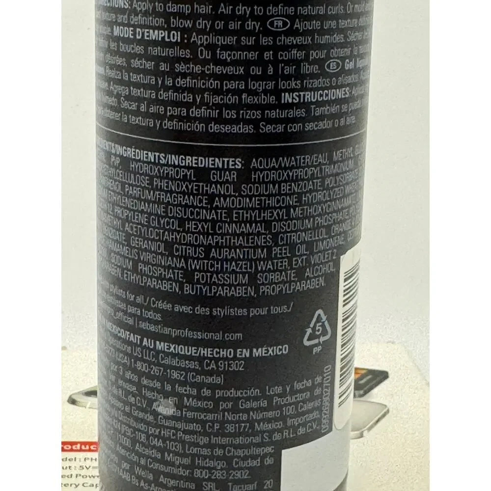 Sebastian Professional Texturizer Bodifying Liquid Gel 4.9 FL Oz / 145 mL NWOB